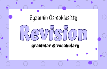 E8 Revision: grammar and vocabulary kafelek